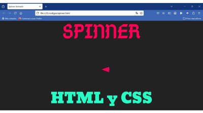 Cómo hacer un spinner con HTML y CSS - Web development