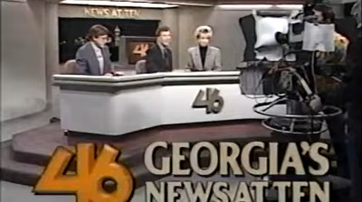 WGNX Georgia's News 10PM open - January 15, 1989 - First Newscast