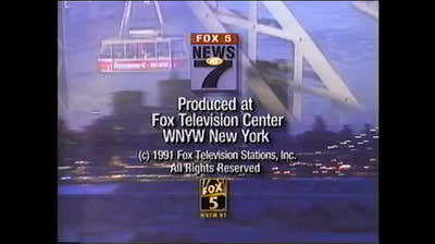 WNYW Fox News 7PM close - June 5, 1991