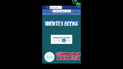 Cómo hacer un selector de talla con HTML y CSS