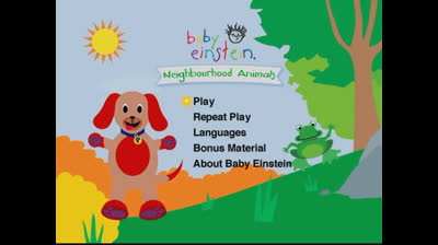 Baby Einstein Neighbourhood Animals UK 2005 DVD