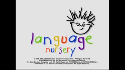 Baby Einstein Language Nursery 2004 DVD